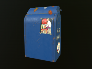 mailbox us 3D 모델