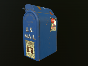 mailbox us 3D 모델