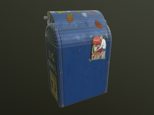 mailbox us 3D 모델