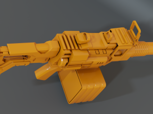 hand grenade launcher-scifi 3Dモデル