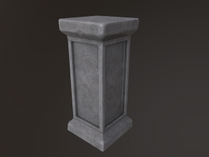 concrete column 3D Model