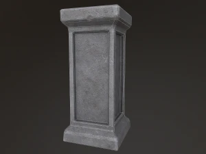 콘크리트 기둥 3D 모델