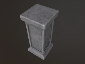 콘크리트 기둥 3D 모델