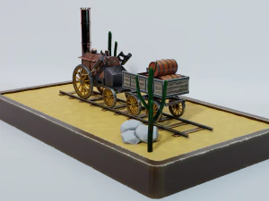 razzo locomotore Modello 3D
