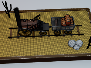 locomotive rocket 3D Model