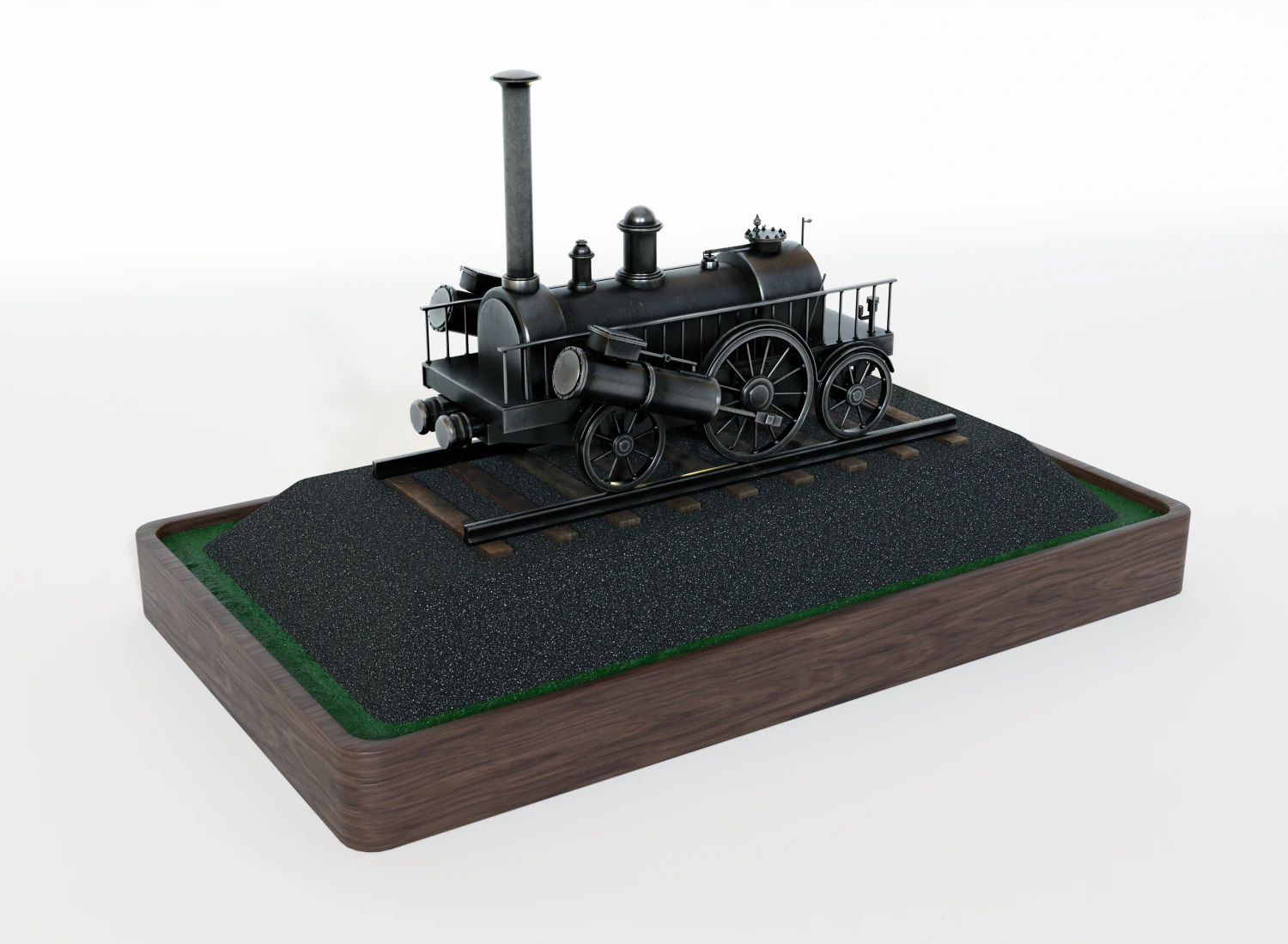 locomotive victoria 3D Model .c4d .max .obj .3ds .fbx .stl .blend
