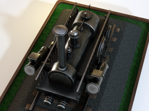 locomotive victoria 3D Модель