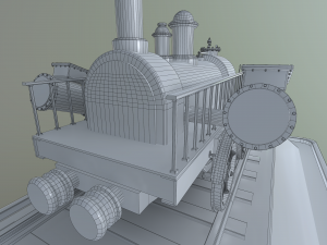 locomotive victoria 3D Модель