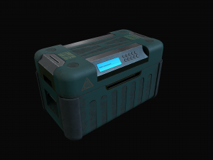 scifi ammunition box Model 3D