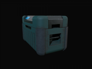 scifi ammunition box 3D Model