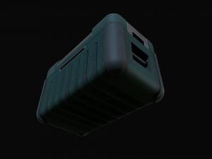 scifi ammunition box 3D Model