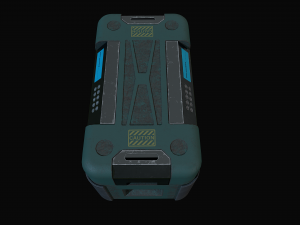 scifi ammunition box 3D Model