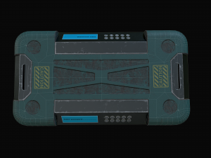 scifi ammunition box 3D Model