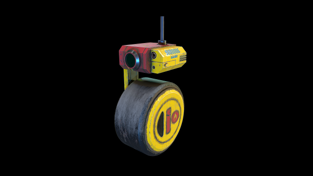 robot-d 3Dモデル .c4d .max .obj .3ds .fbx .stl .blend 