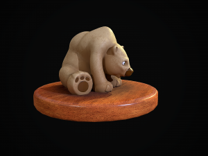 bear-statuette 3D Model