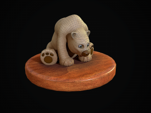 bear-statuette 3D Model