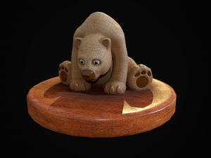 bear-statuette 3D Model
