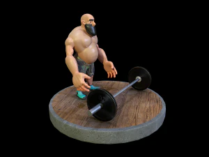 Dicker Mann 3D Modell