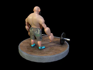 Dicker Mann 3D Modell