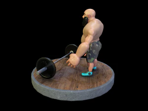 Dicker Mann 3D Modell