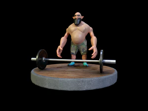 Dicker Mann 3D Modell