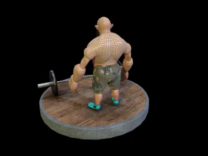 Dicker Mann 3D Modell