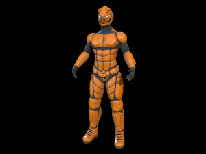 scifi space suit - borz-2 3D 모델