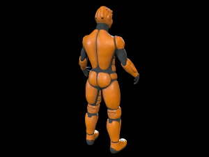 scifi space suit - borz-2 3D Model