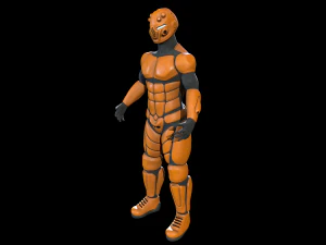 scifi space suit - borz-2 3D Model