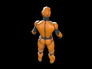 scifi space suit - borz-2 3D Model