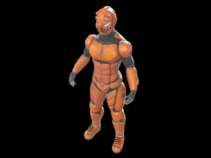 scifi space suit - borz-2 3D Model