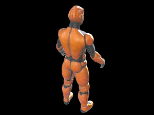 scifi space suit - borz-2 3D Model