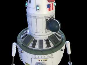 spaceship 3D 模型