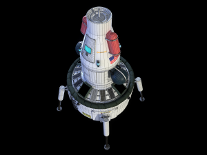 spaceship 3D 模型