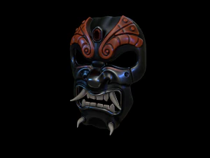 samurai-mask 3D Model