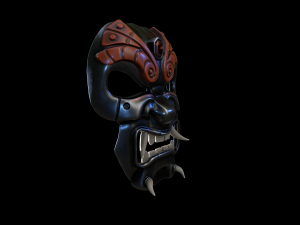samurai-mask Modèle 3D