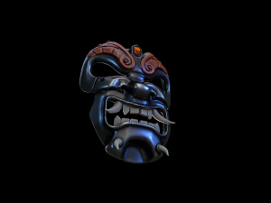 samurai-mask 3D Model