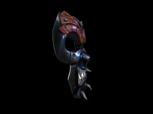 samurai-mask Modèle 3D