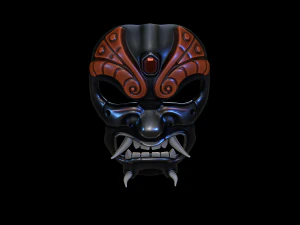 samurai-mask 3D Model