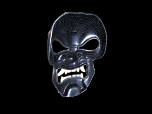 samurai-mask Modèle 3D