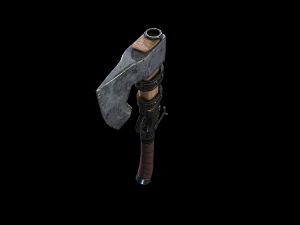 axegun 3D Model