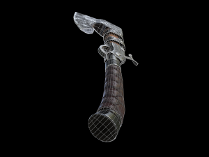 axegun 3D Model