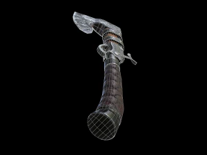 axegun 3D Model