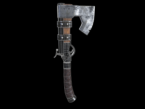 axegun 3D Model