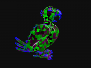 crystal parrot 3D Model