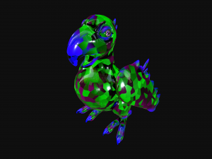 crystal parrot 3D Model