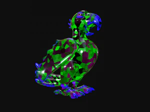 crystal parrot 3D Model