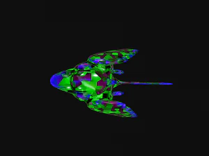 crystal parrot 3D Model