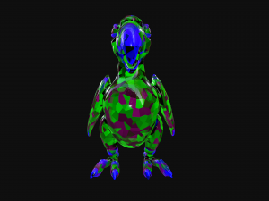 crystal parrot 3D Model