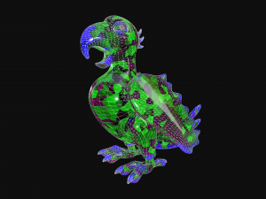 crystal parrot 3D Model